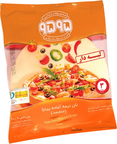 نان نیمه آماده پیتزا